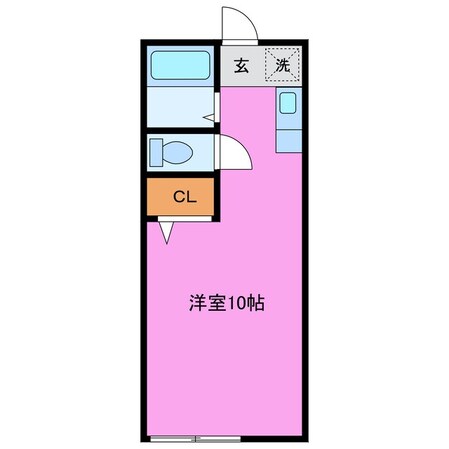 高茶屋駅 徒歩9分 2階の物件間取画像